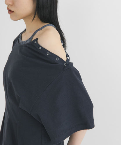 KBF 露肩修腰寬鬆Tee - Image 11