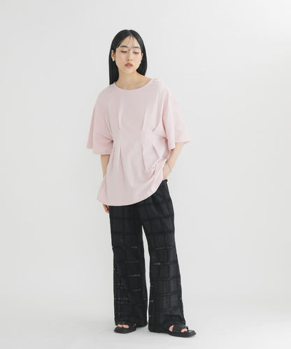 KBF 露肩修腰寬鬆Tee - Image 21