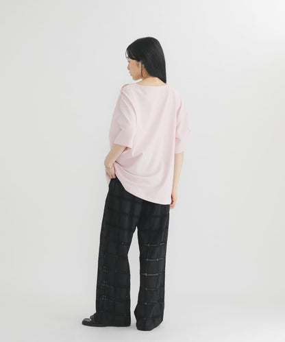KBF 露肩修腰寬鬆Tee - Image 23