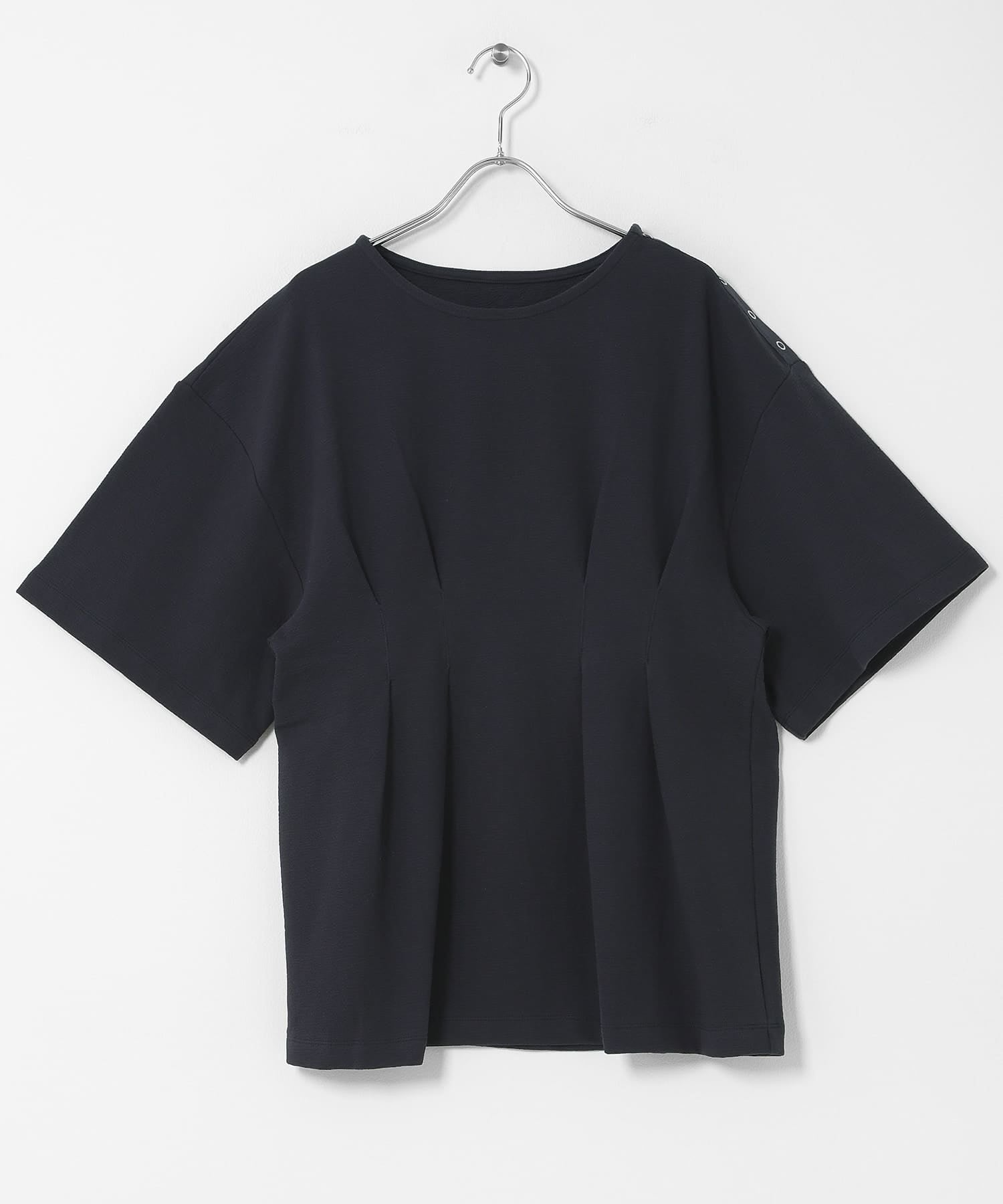 KBF 露肩修腰寬鬆Tee - Image 26