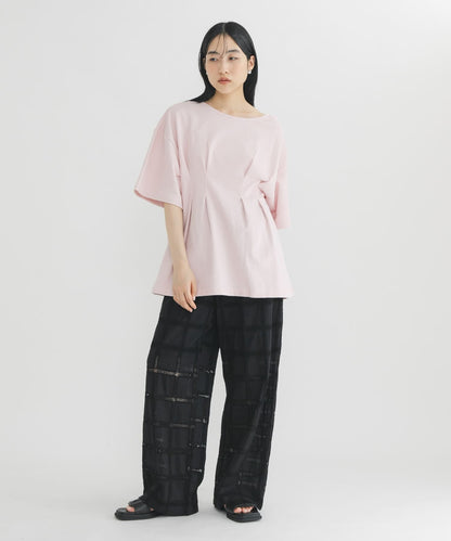 KBF 露肩修腰寬鬆Tee - Image 3
