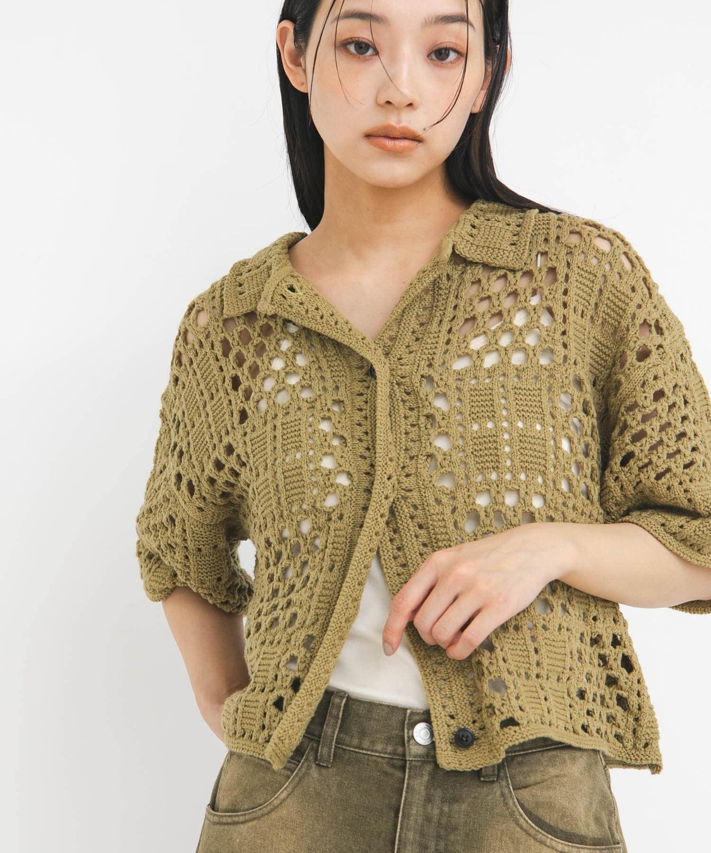 KBF Crochet knit shirt - Image 17