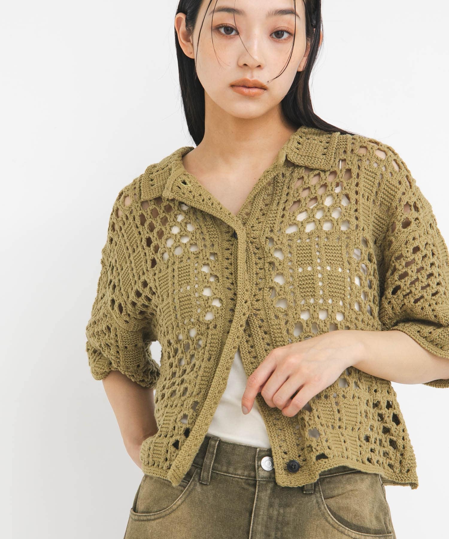 KBF Crochet knit shirt - Image 17