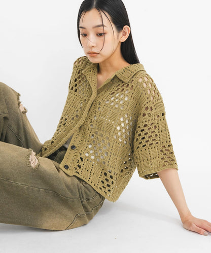 KBF Crochet knit shirt - Image 37