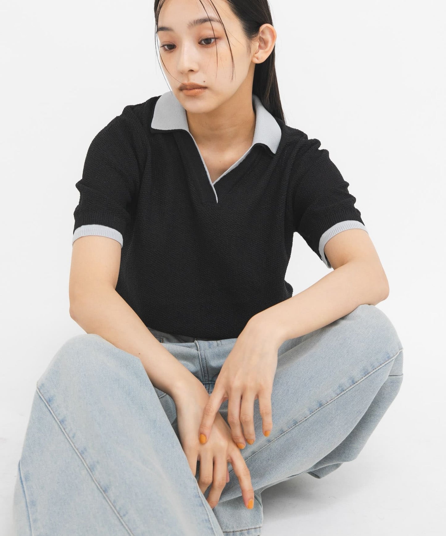 KBF Layered-look knit shirt - Image 2