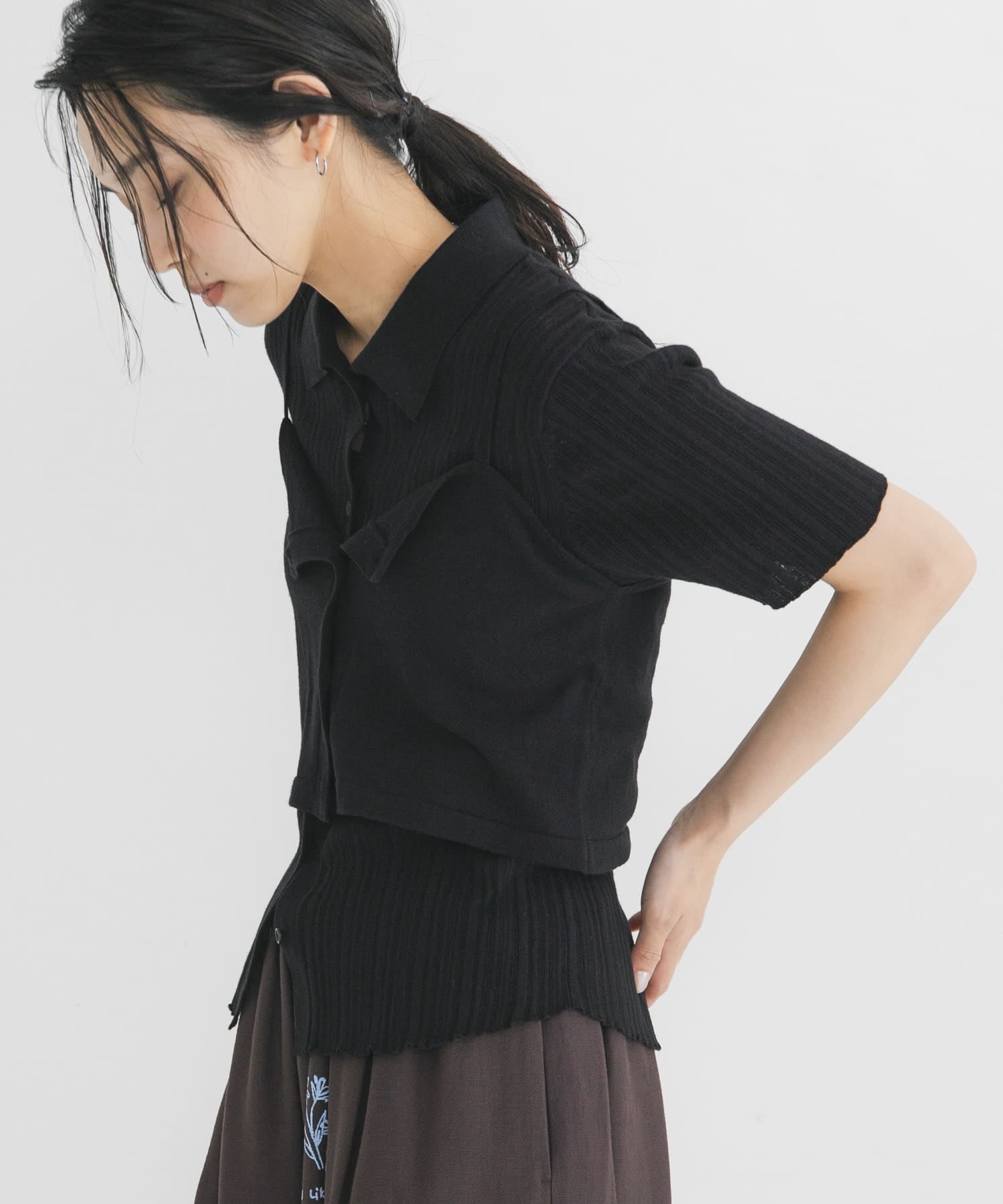 KBF 短織衫+背心SET - Image 6