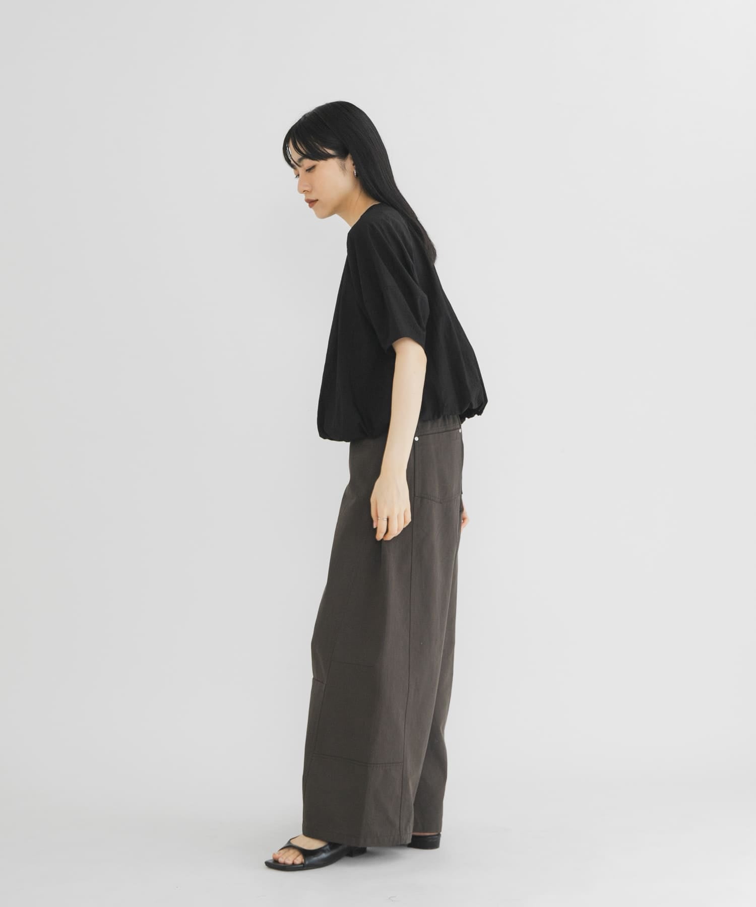 KBF 後拉鍊 balloon blouse - Image 16