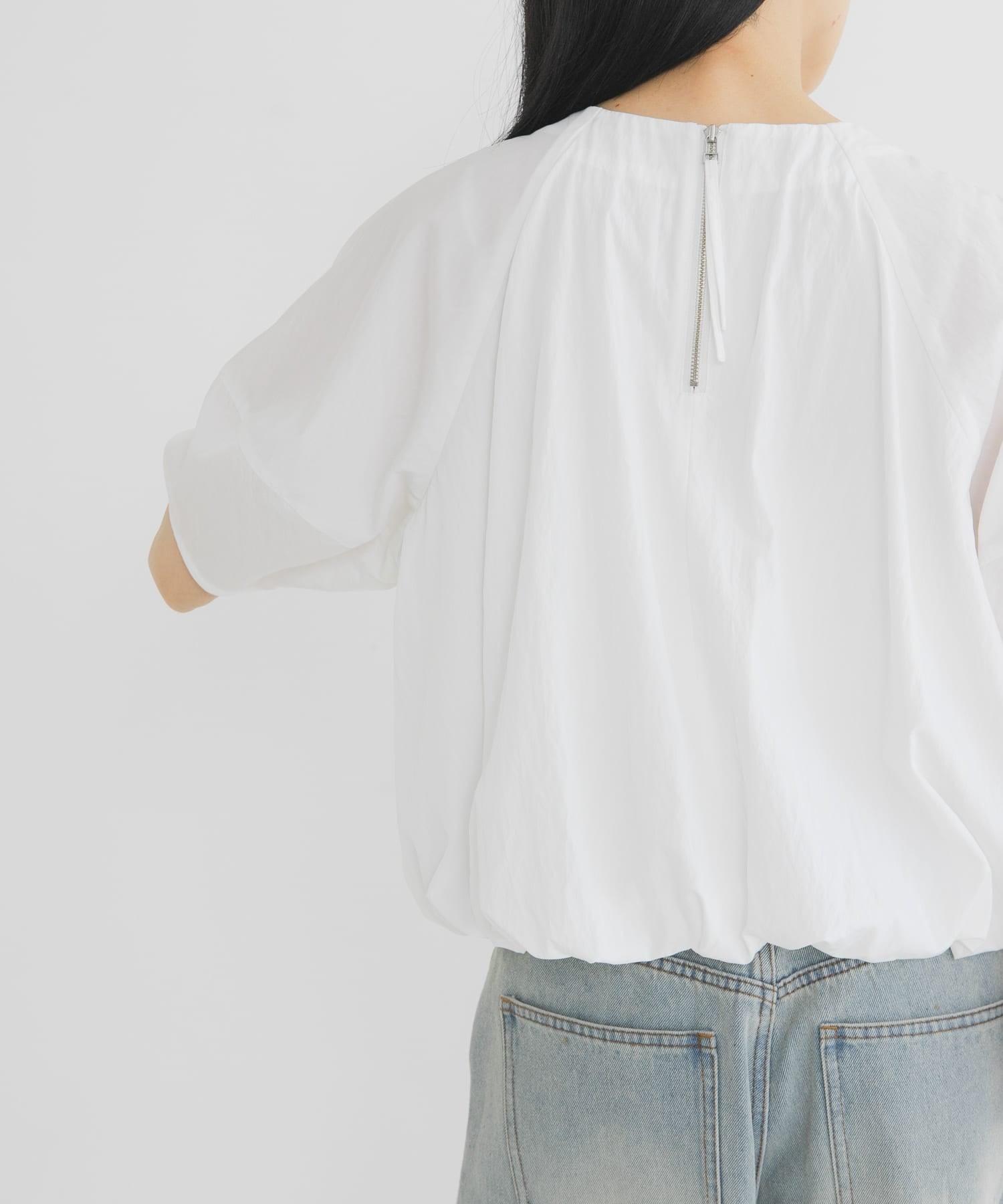 KBF 後拉鍊 balloon blouse - Image 20