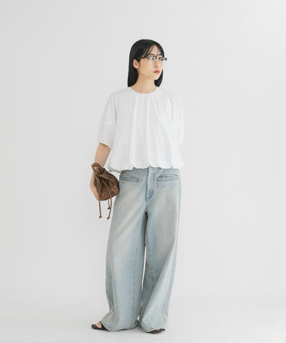KBF 後拉鍊 balloon blouse - Image 21