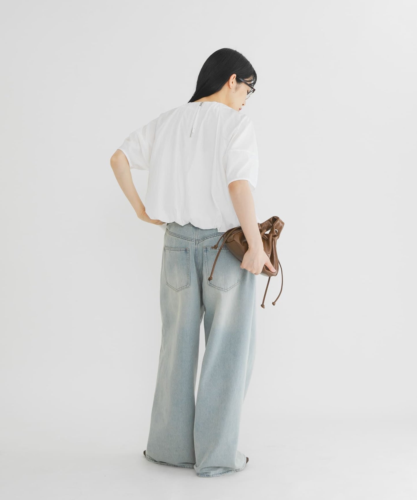 KBF 後拉鍊 balloon blouse - Image 23