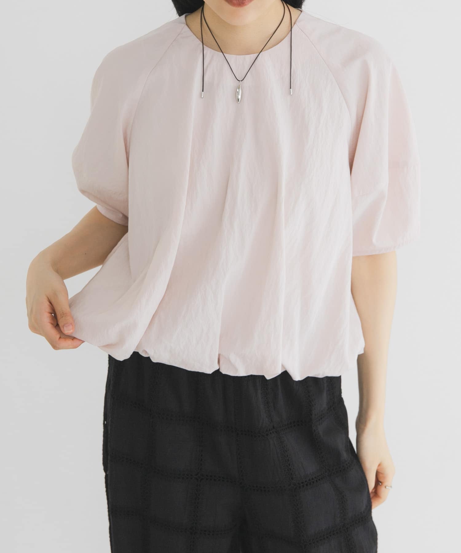 KBF 後拉鍊 balloon blouse - Image 4