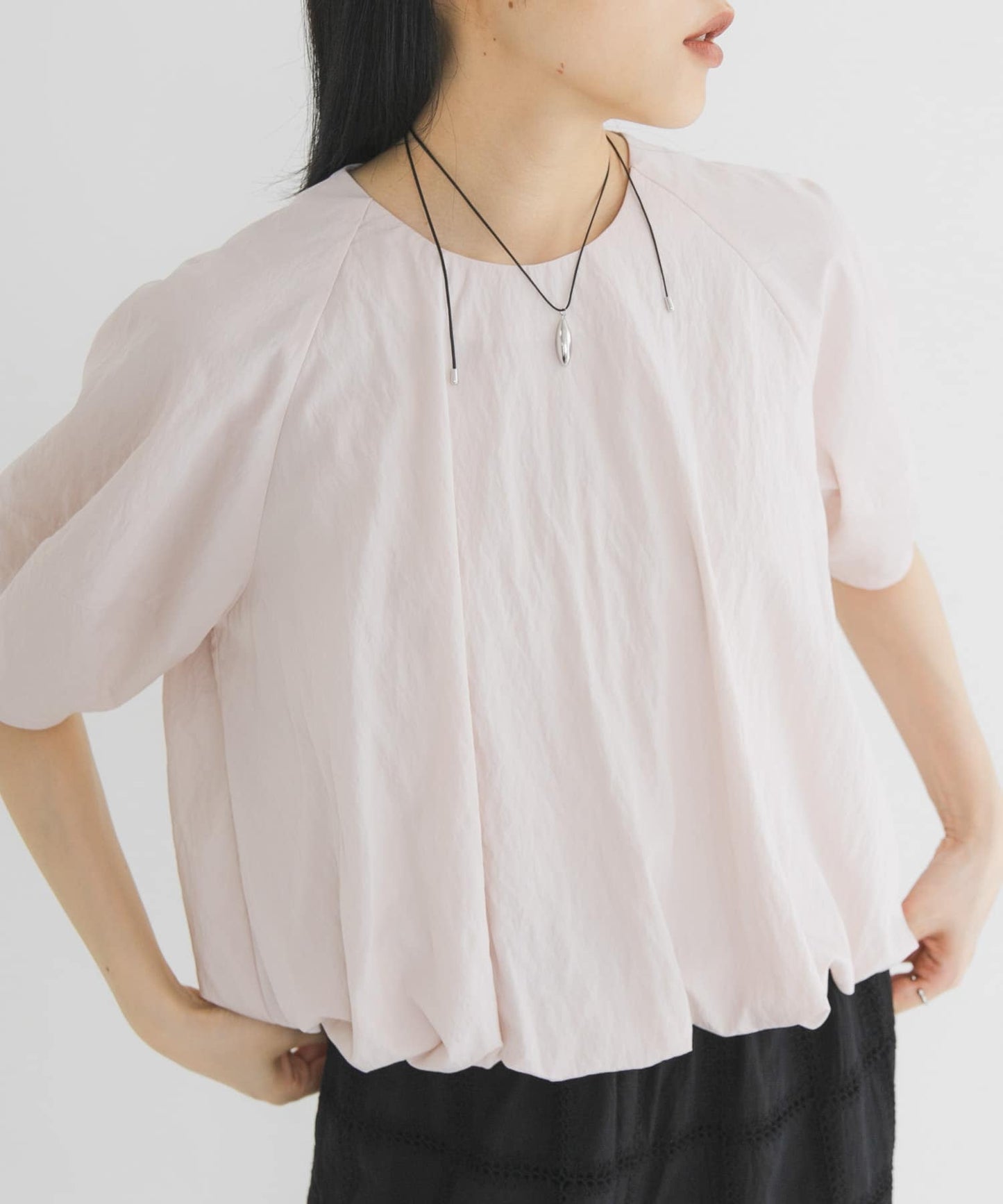 KBF 後拉鍊 balloon blouse - Image 5