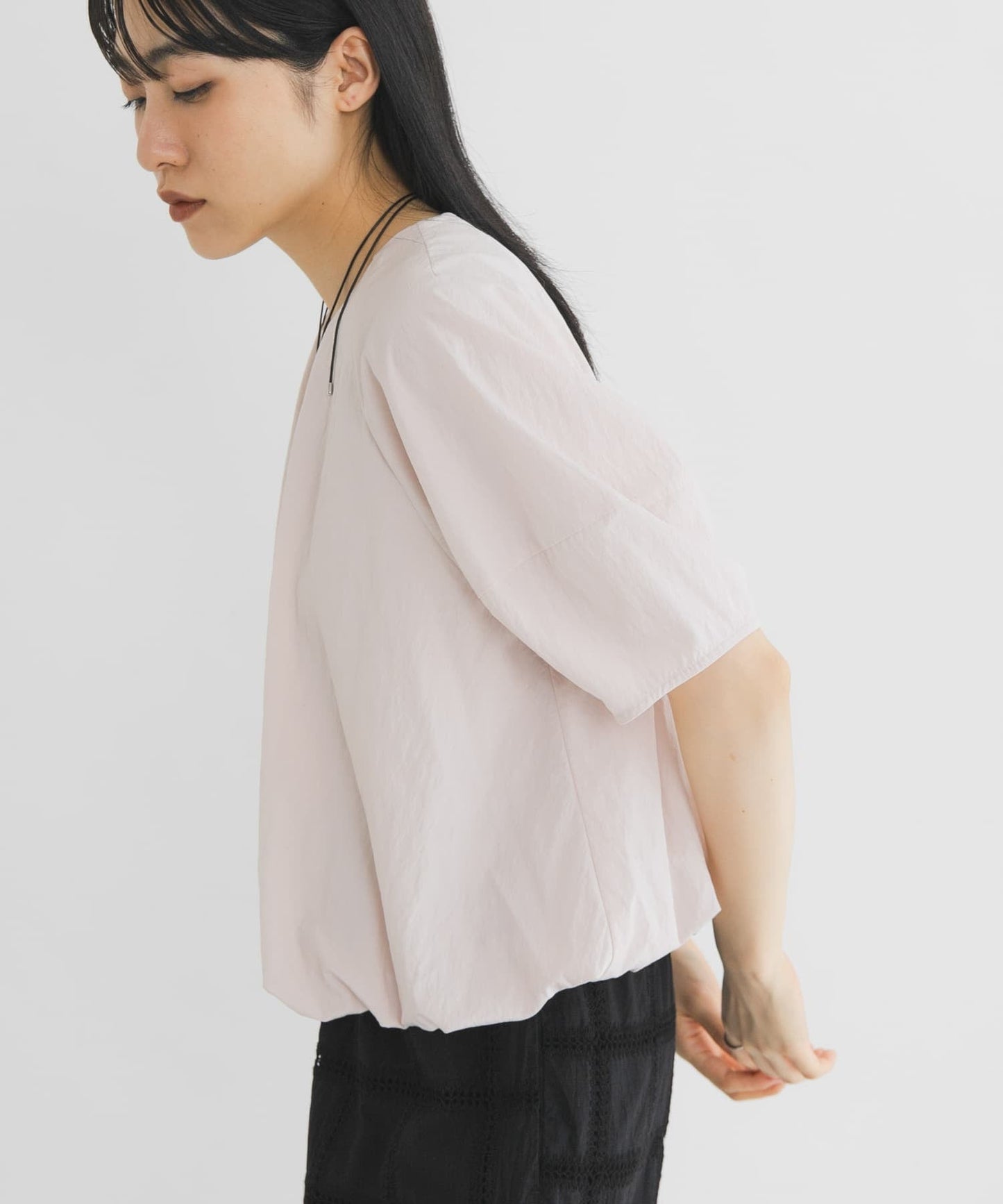 KBF 後拉鍊 balloon blouse - Image 7