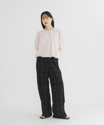 KBF 後拉鍊 balloon blouse - Image 9