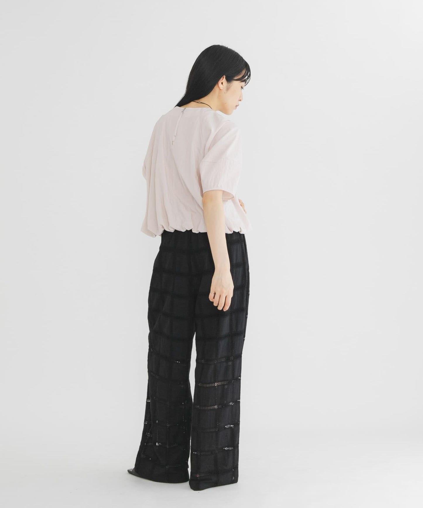 KBF 後拉鍊 balloon blouse - Image 10
