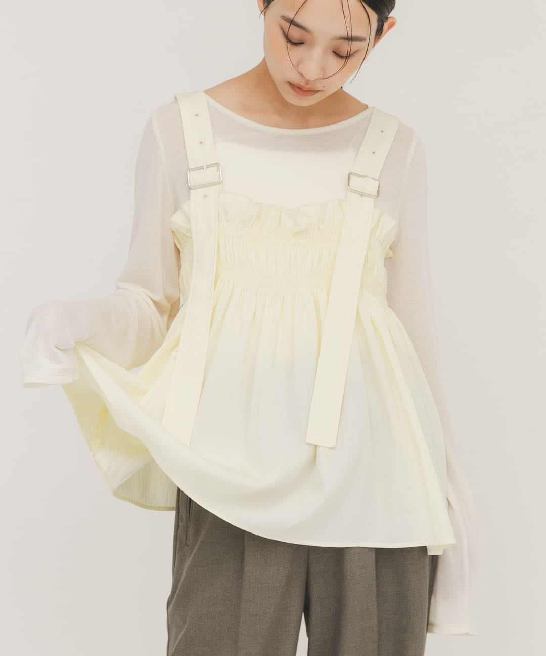 KBF Frilled gathered bustier - Image 11