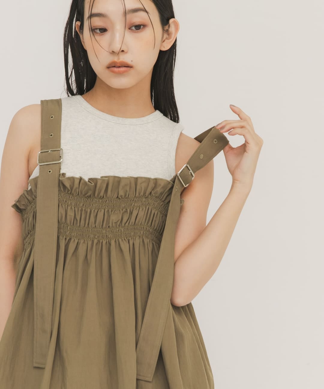 KBF Frilled gathered bustier - Image 4