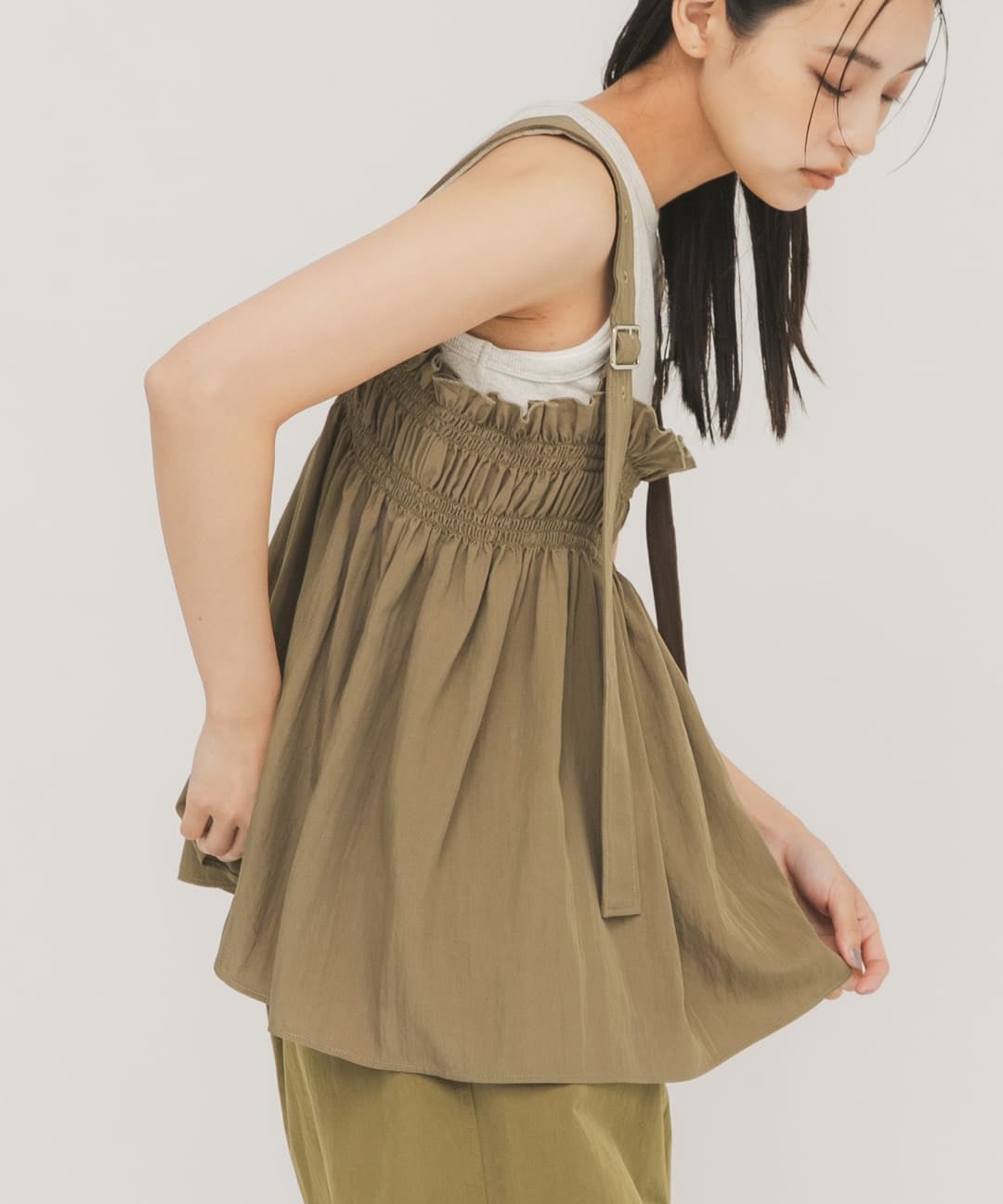 KBF Frilled gathered bustier - Image 6