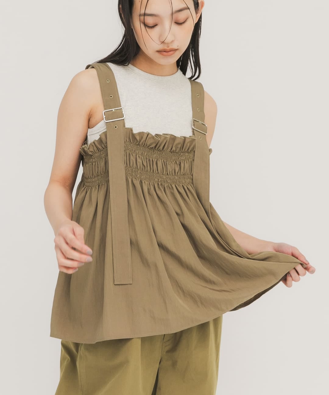 KBF Frilled gathered bustier - Image 35