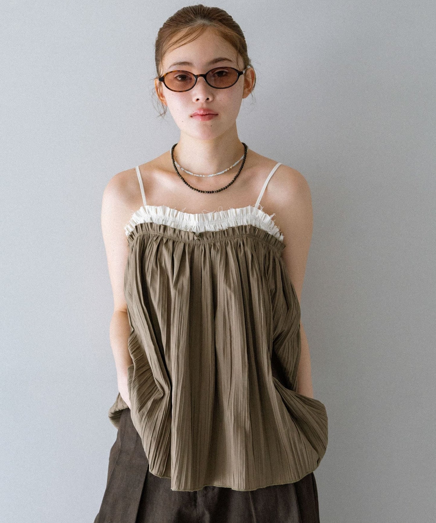 KBF 雙色吊帶背心 - Image 1