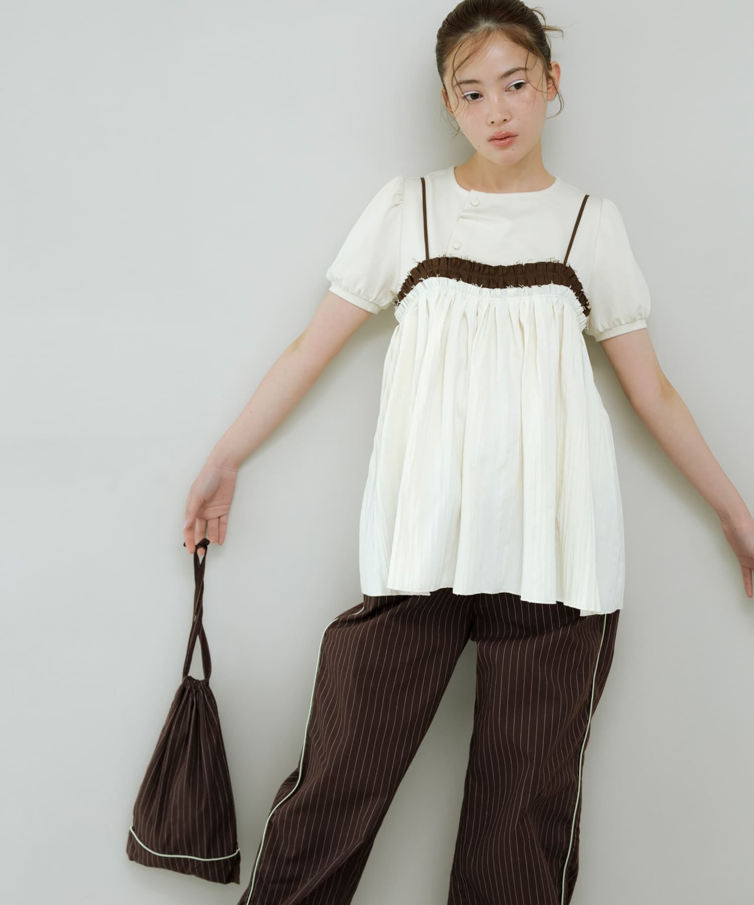 KBF 雙色吊帶背心 - Image 17