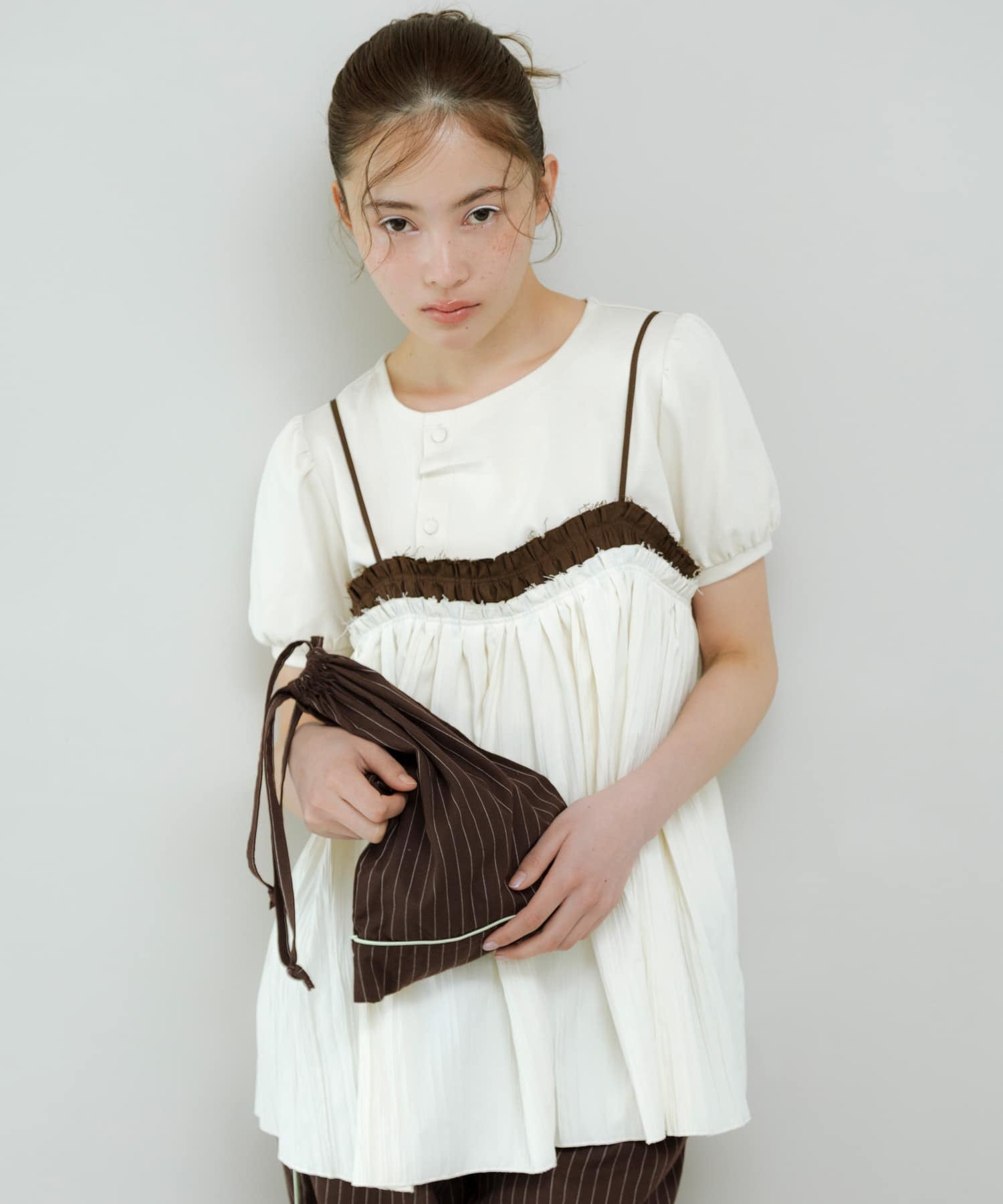 KBF 雙色吊帶背心 - Image 34