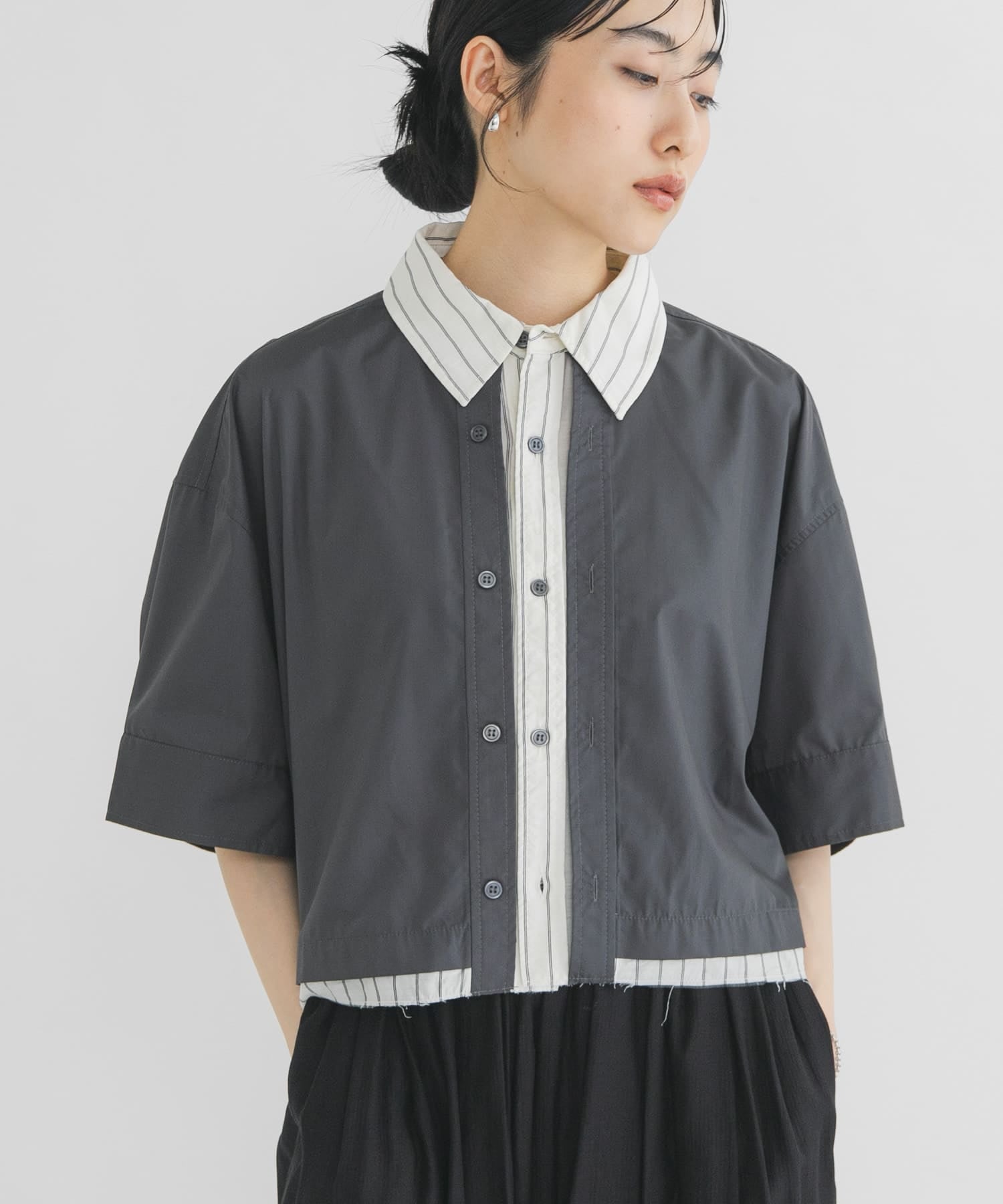 KBF Layered-like box shirt - Image 4