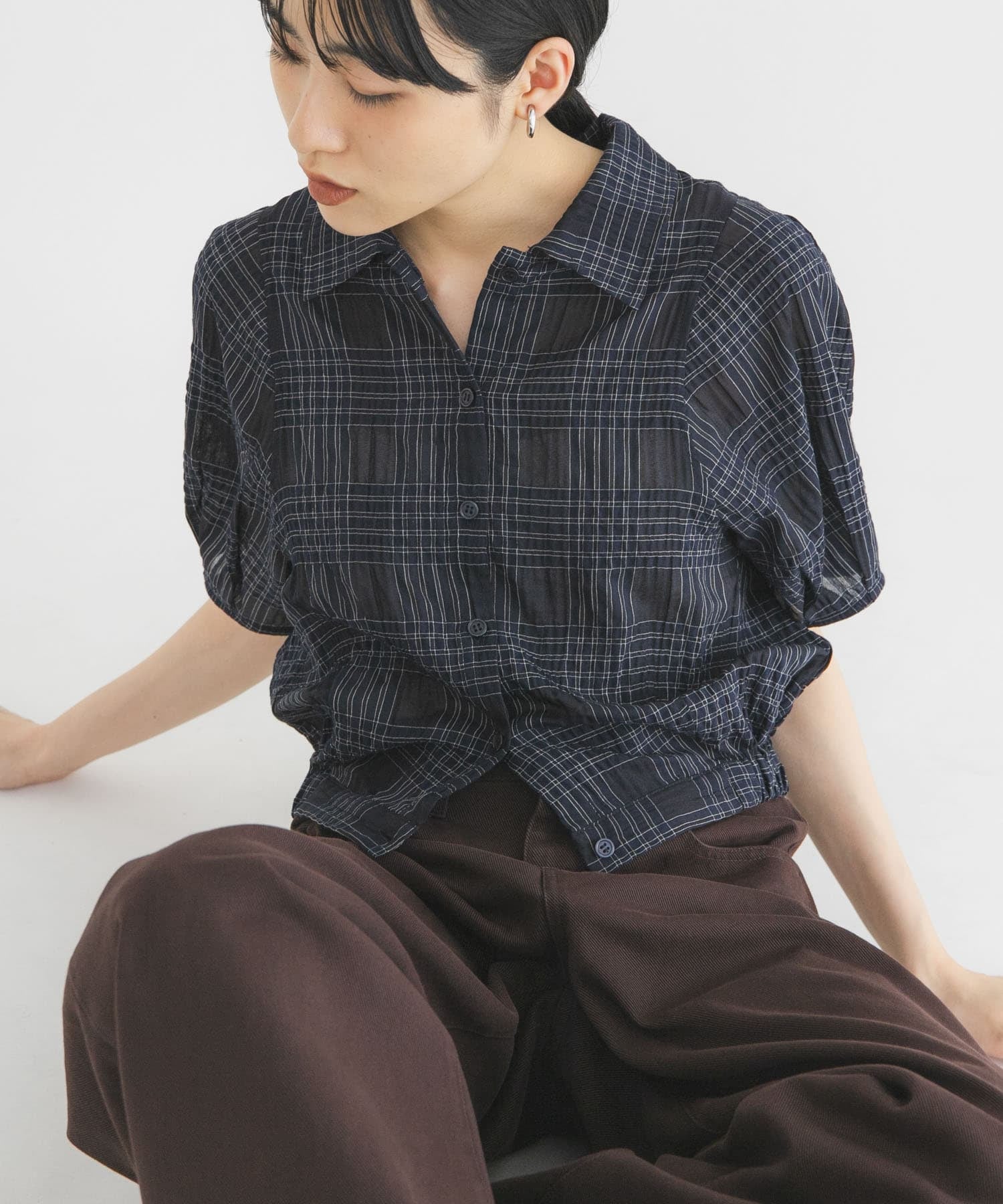 KBF compact check shirt - Image 1