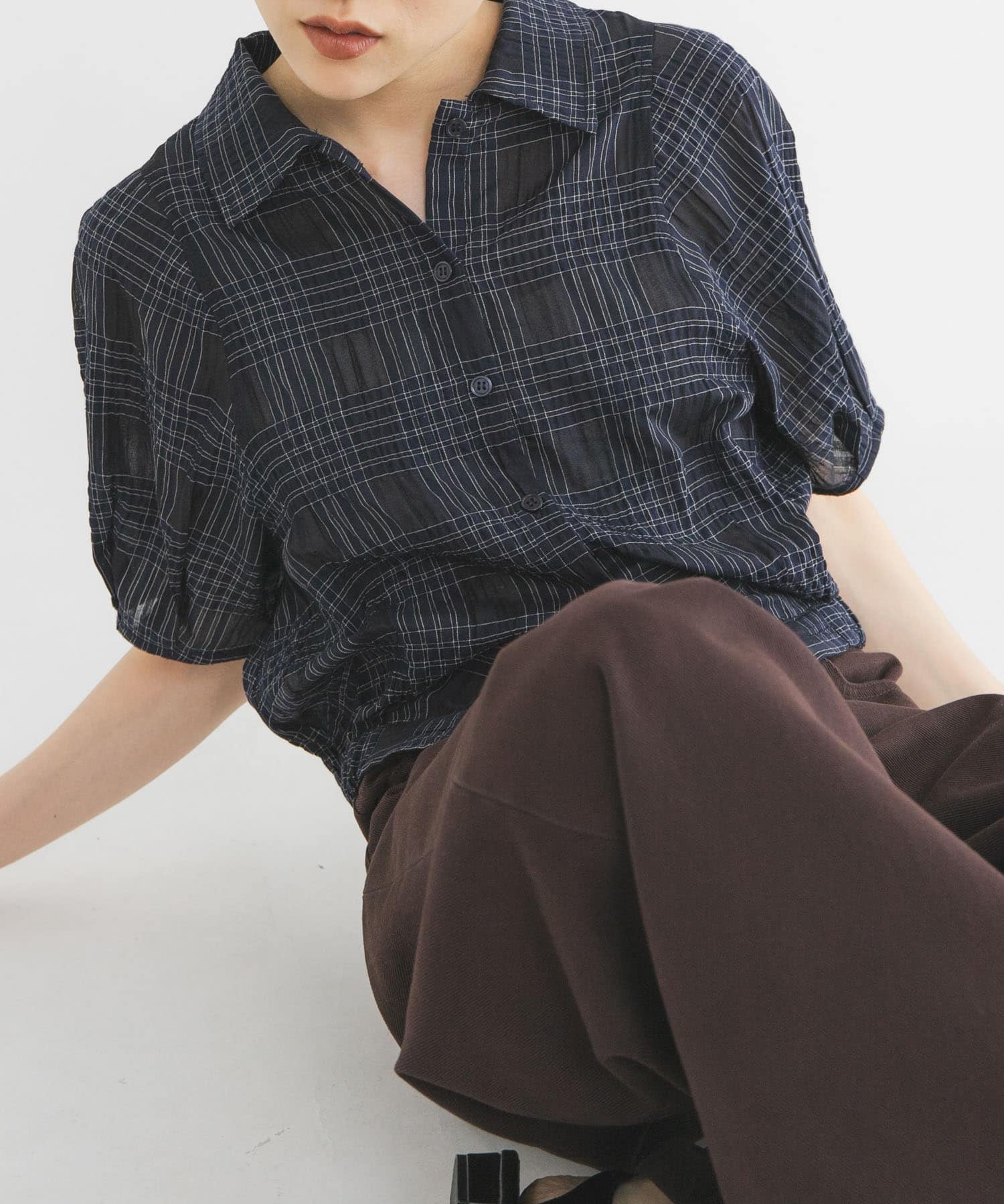 KBF compact check shirt - Image 4