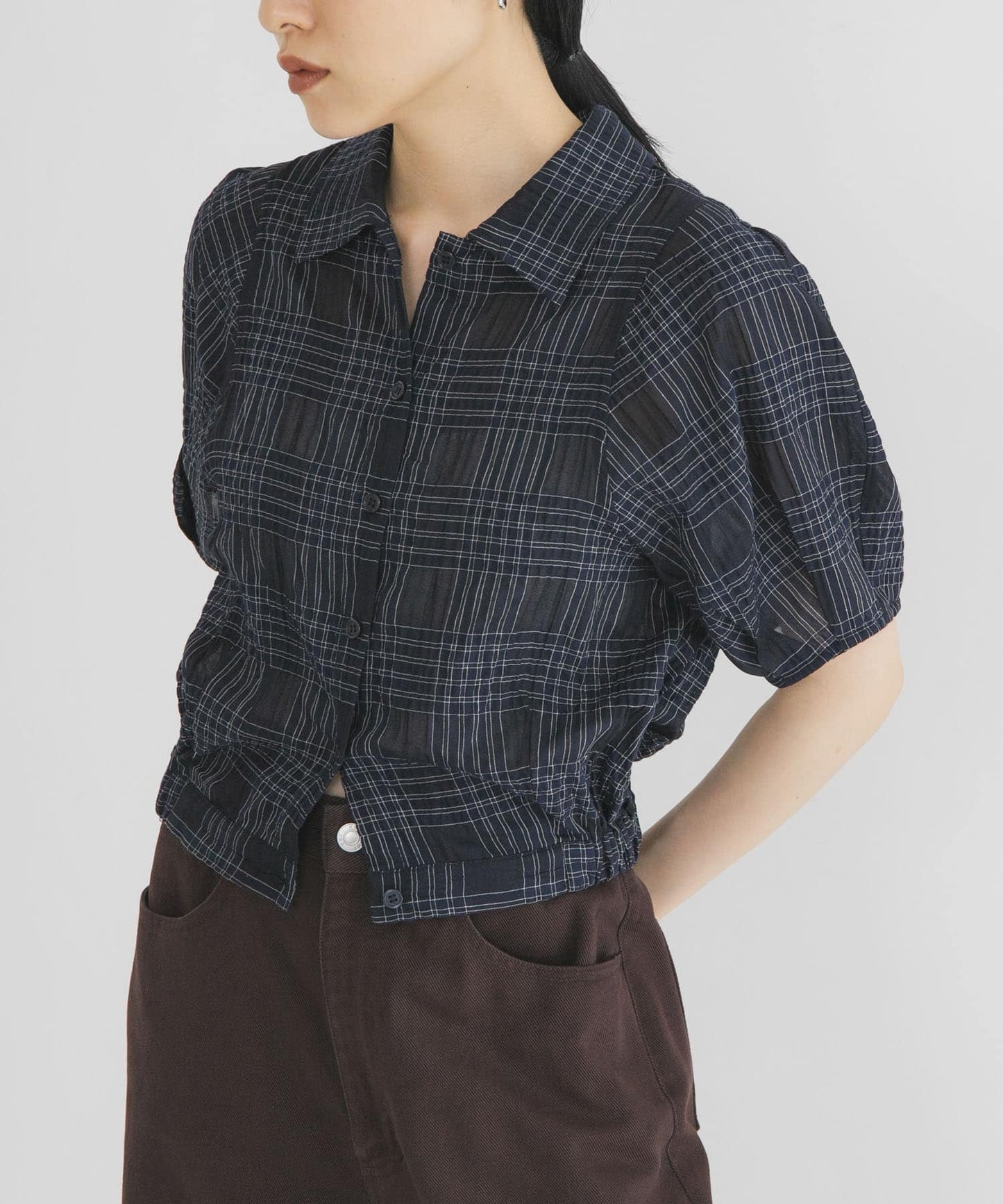 KBF compact check shirt - Image 5