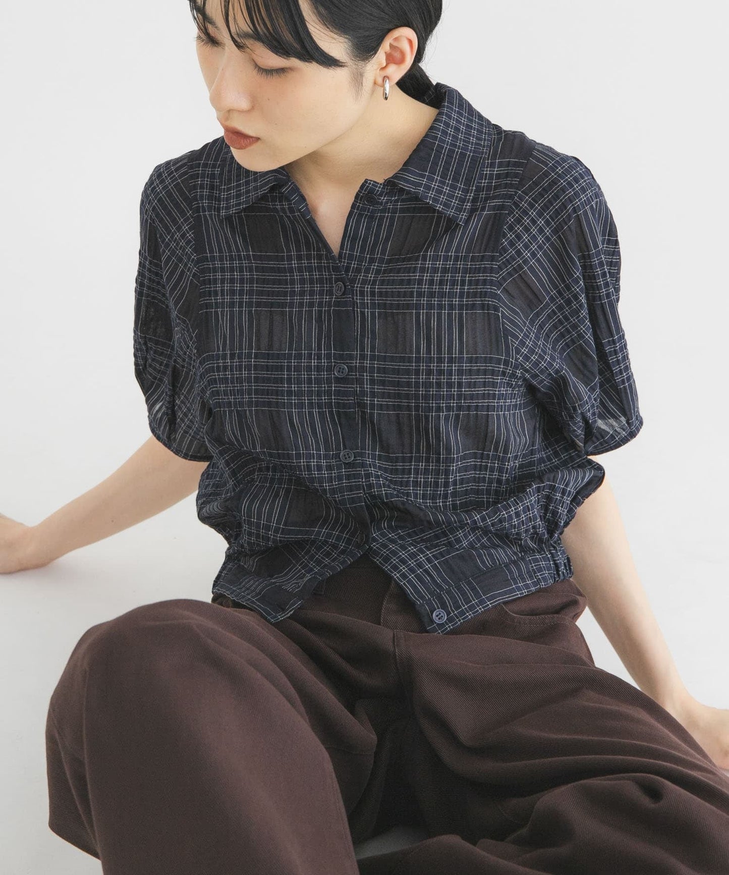 KBF compact check shirt - Image 36