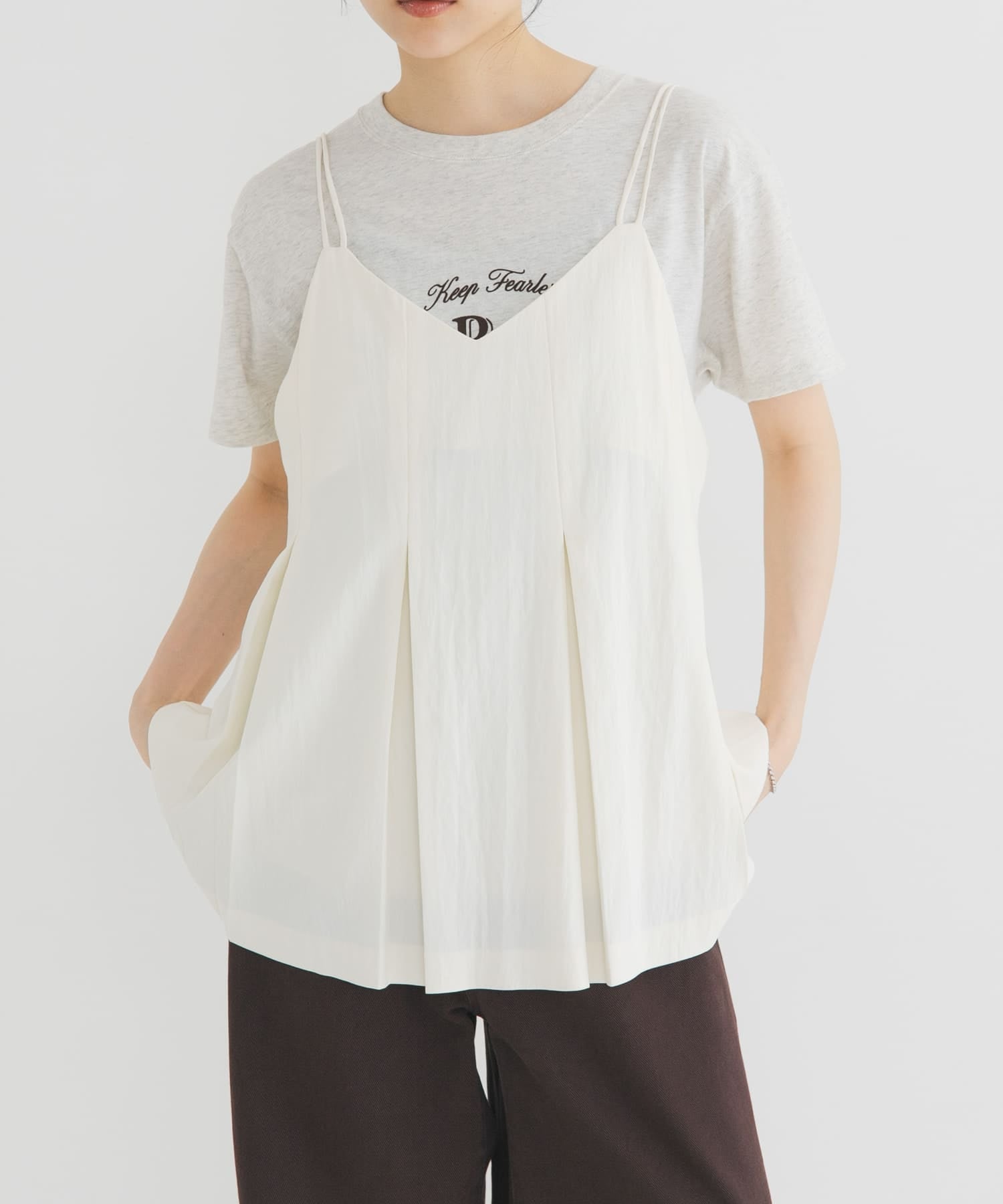 KBF 粗打褶背心 - Image 5