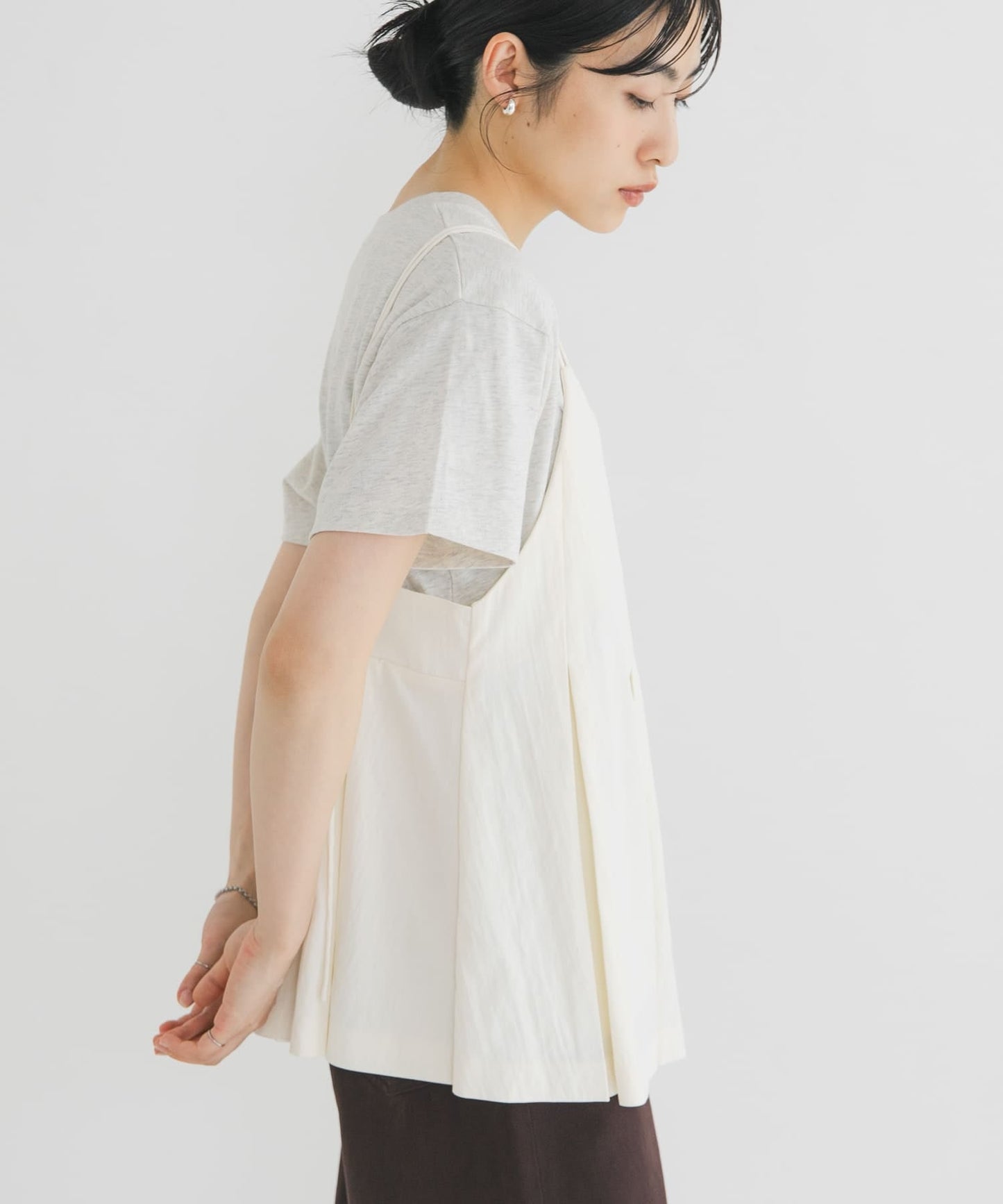 KBF 粗打褶背心 - Image 7