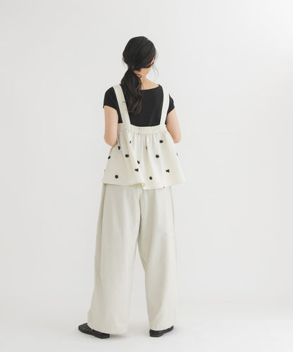 KBF 刺繡碎褶背心 - Image 15