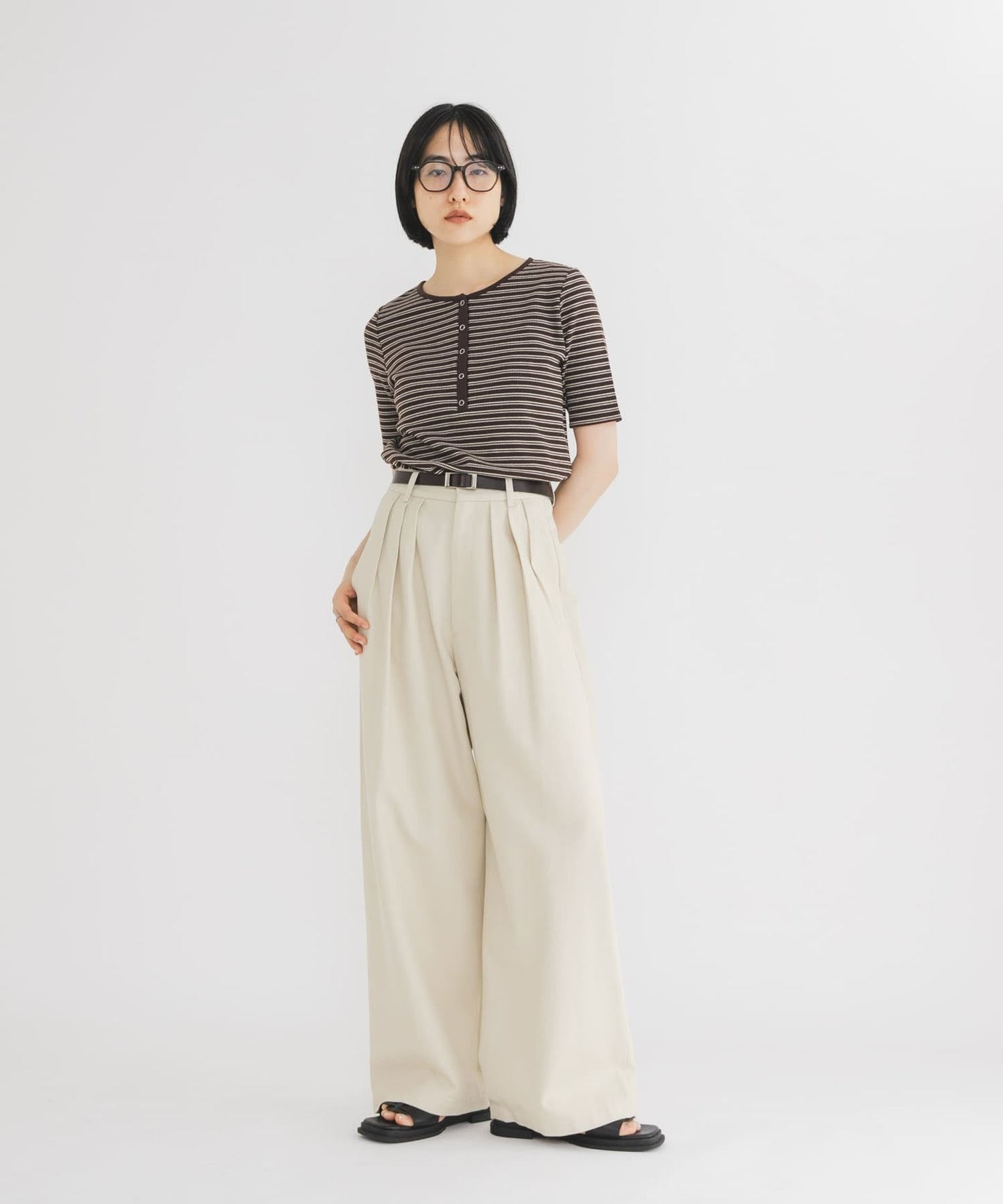 KBF Tucked Wide Pants - Image 17