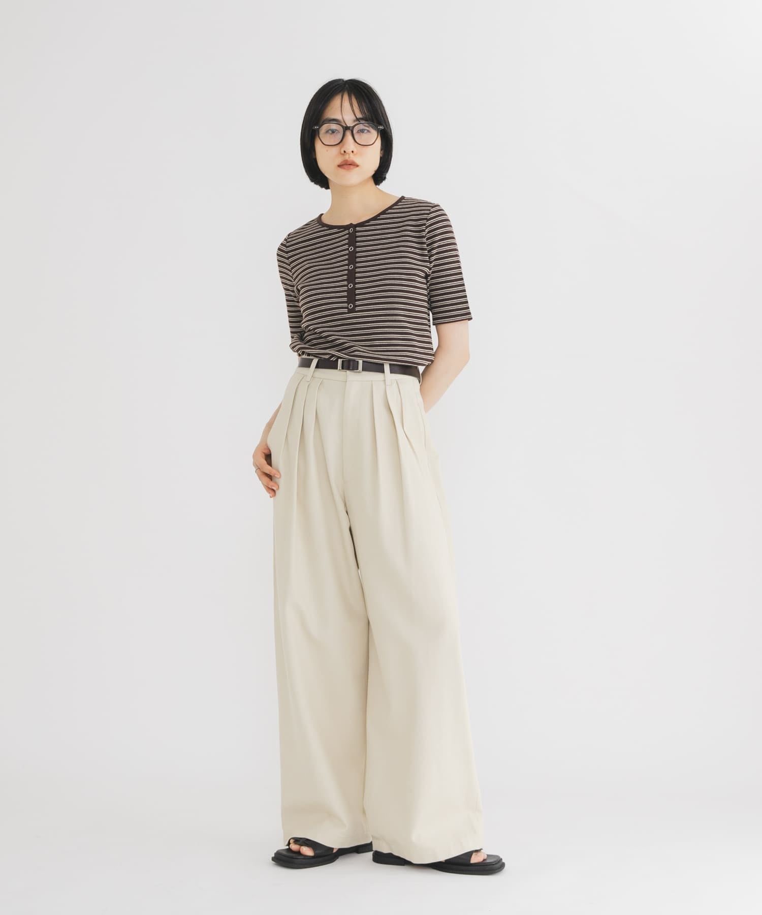 KBF Tucked Wide Pants - Image 17