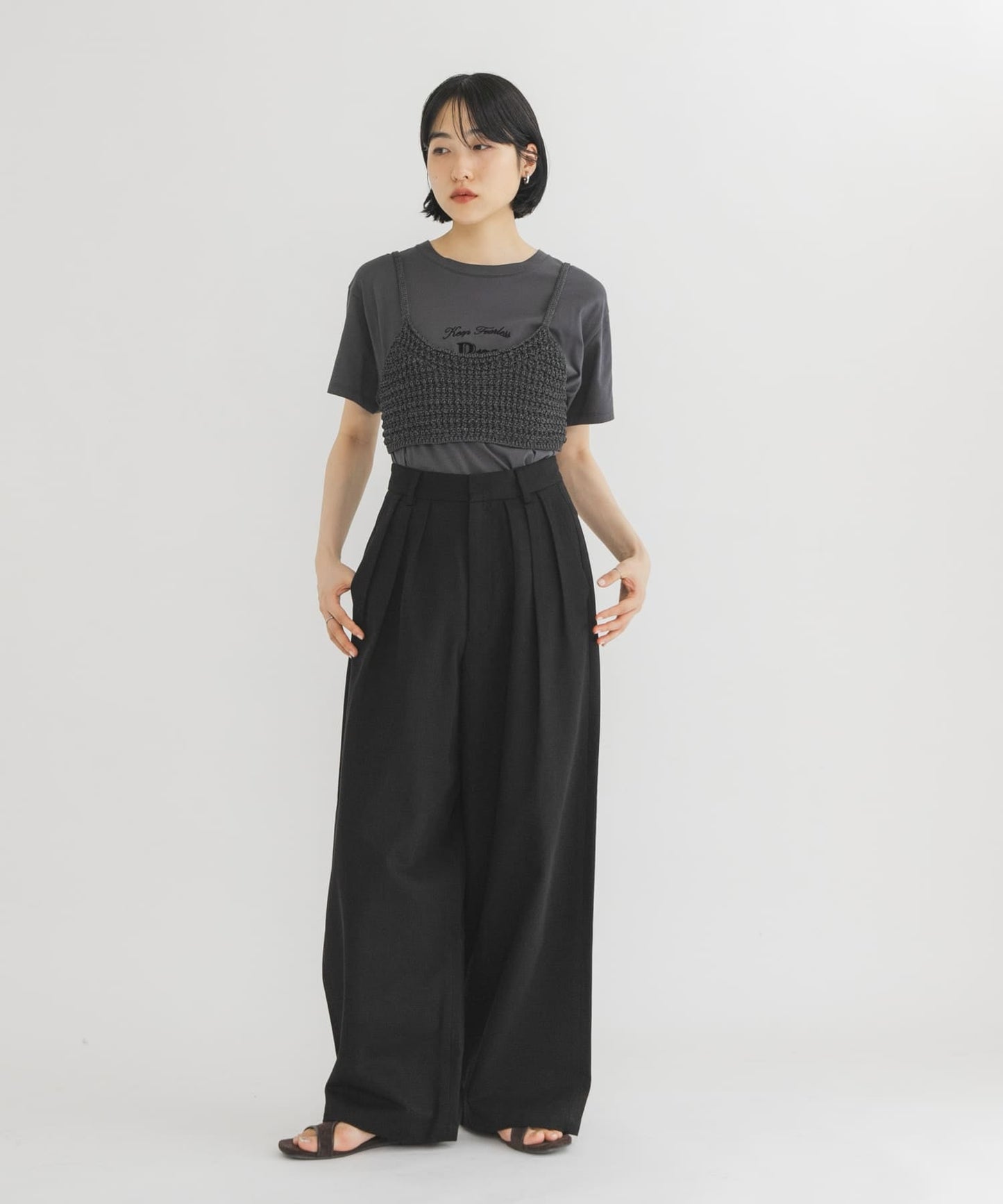 KBF Tucked Wide Pants - Image 23