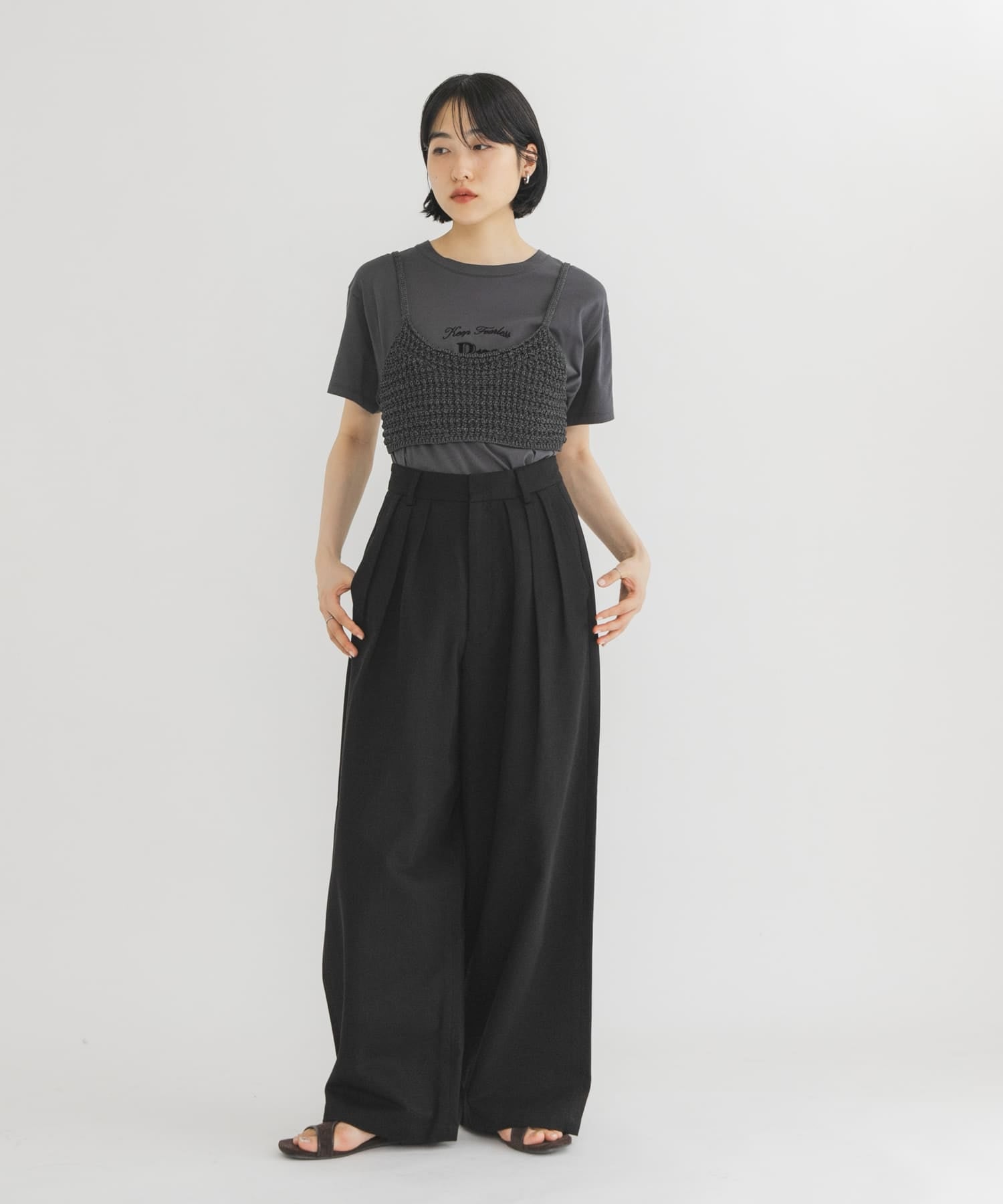 KBF Tucked Wide Pants - Image 23