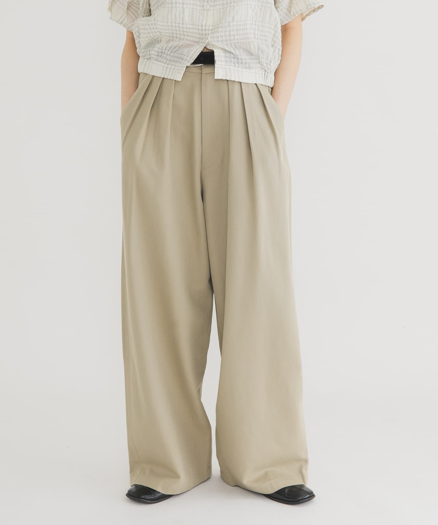 KBF Tucked Wide Pants - Image 5