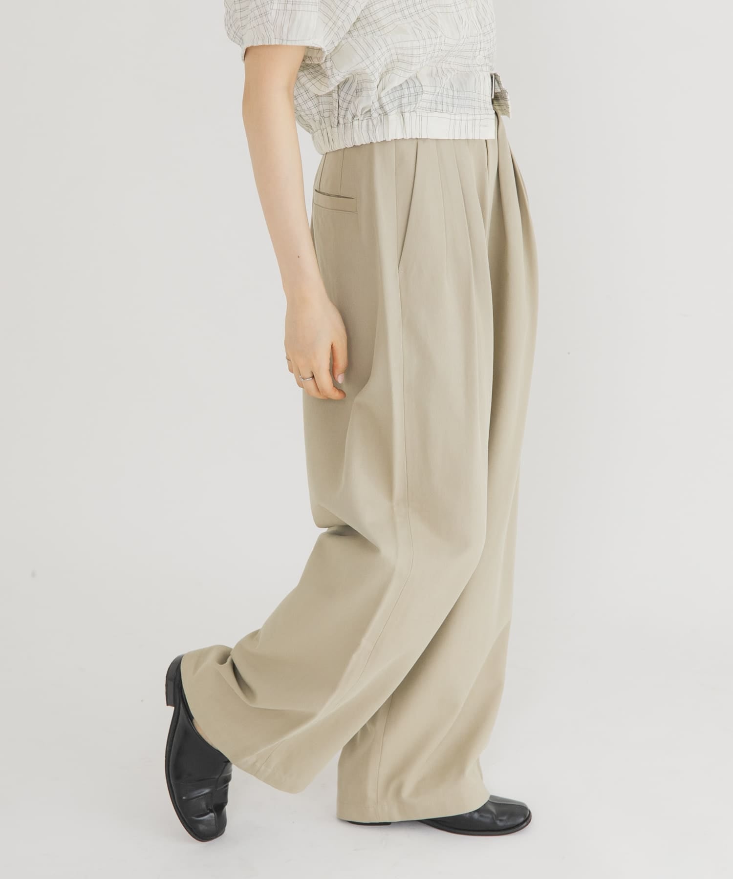 KBF Tucked Wide Pants - Image 6