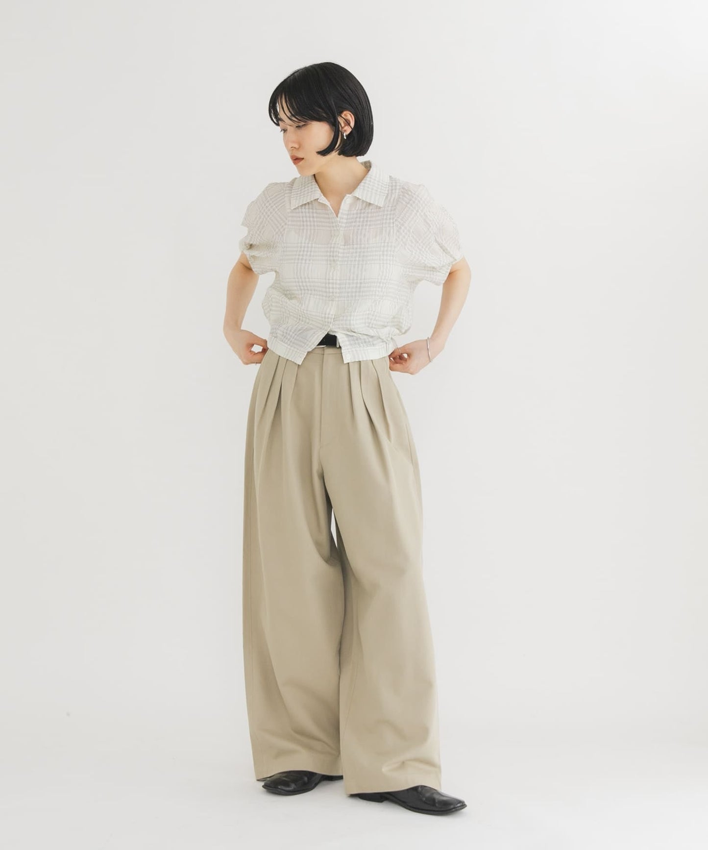 KBF Tucked Wide Pants - Image 8