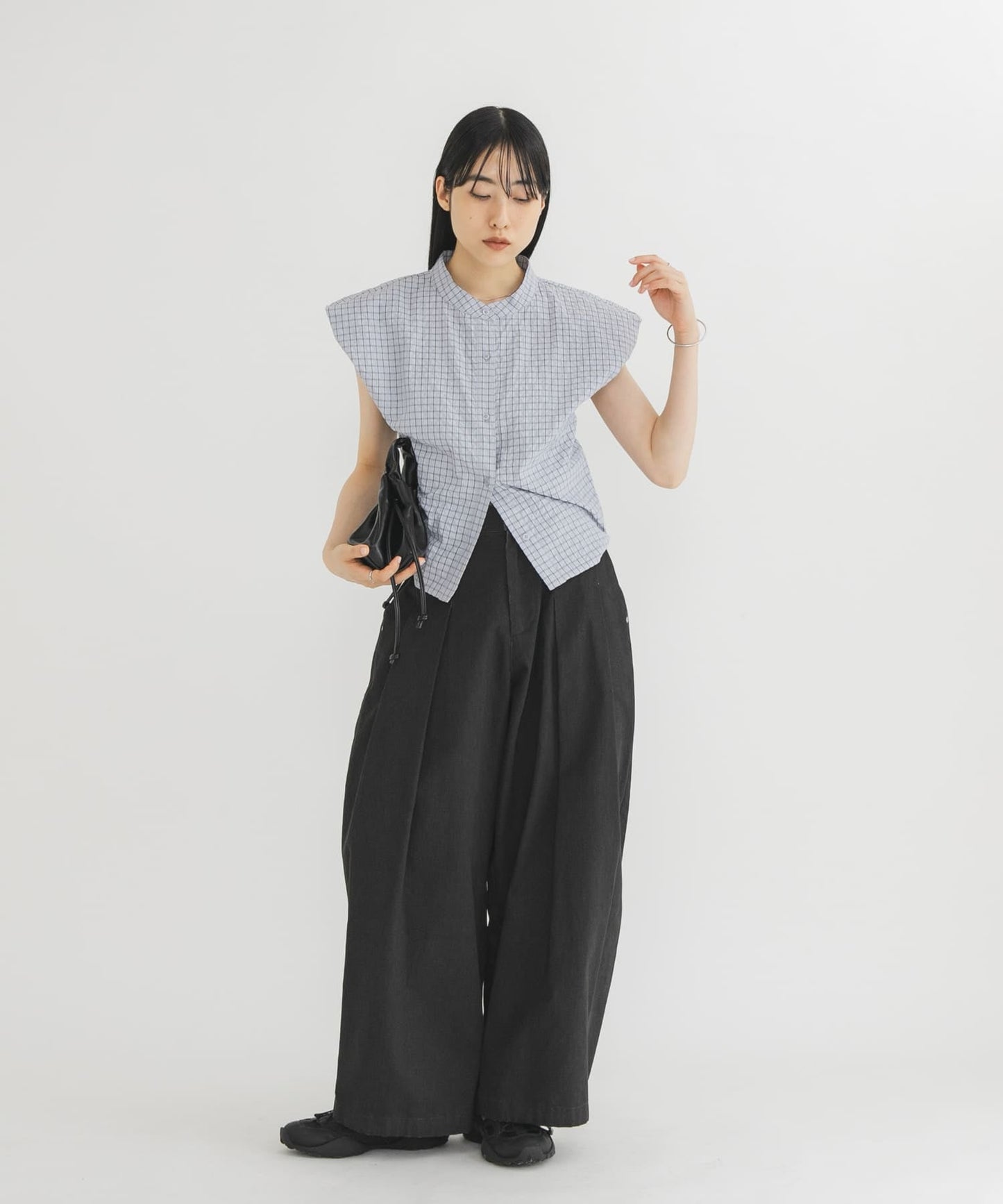[2 Size] KBF 打褶寬褲 - Image 13
