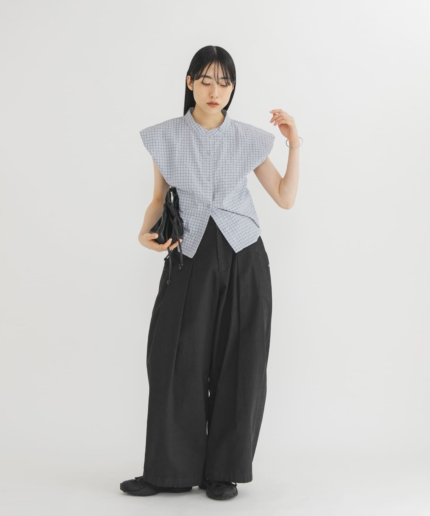 [2 Size] KBF 打褶寬褲 - Image 13