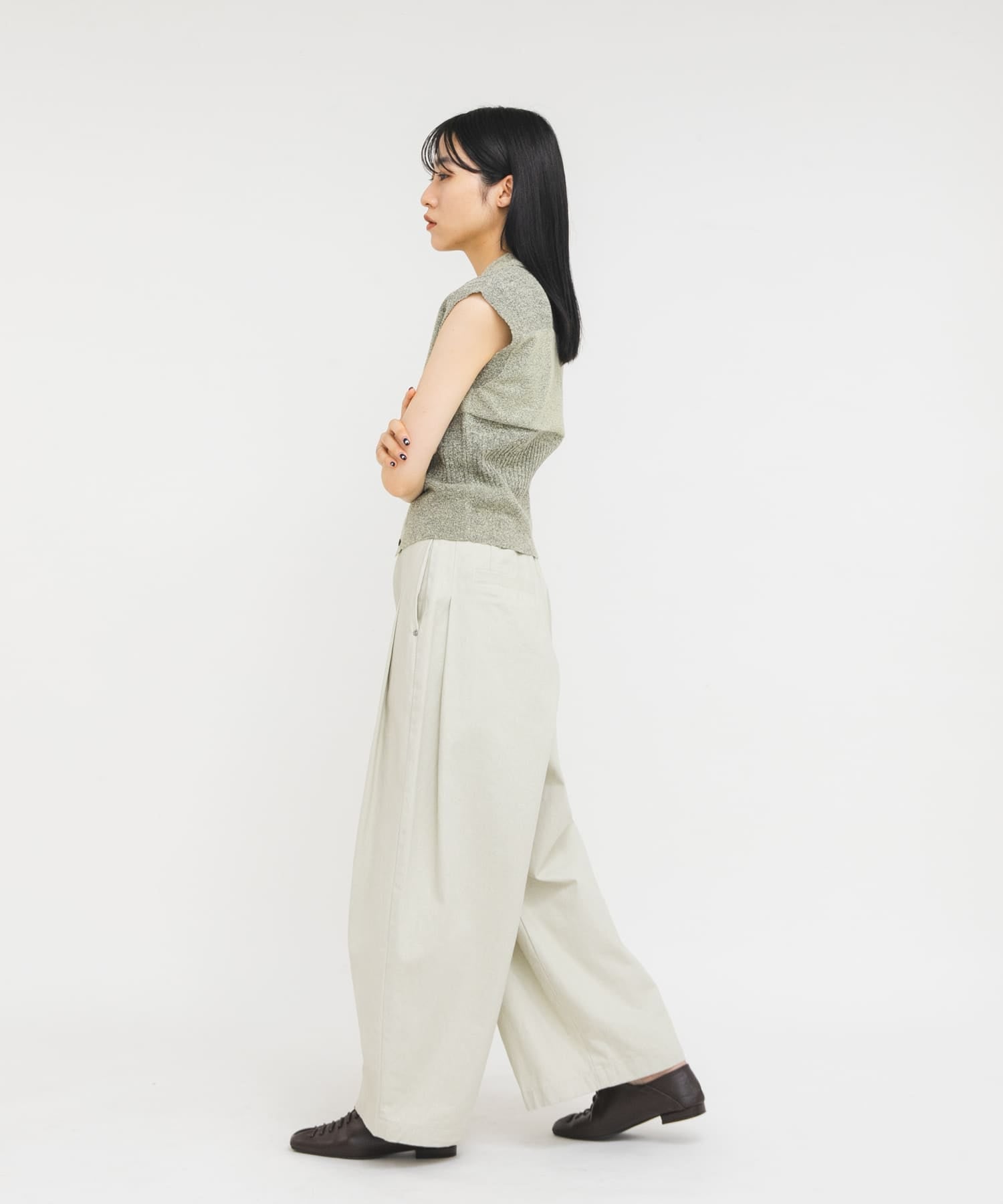 [2 Size] KBF 打褶寬褲 - Image 20