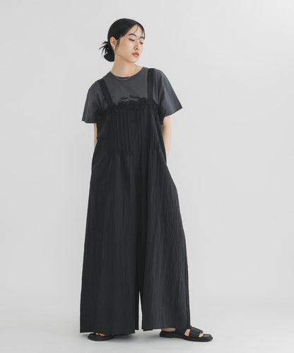 KBF Lace拼接吊帶褲 - Image 2