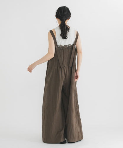 KBF Lace拼接吊帶褲 - Image 10