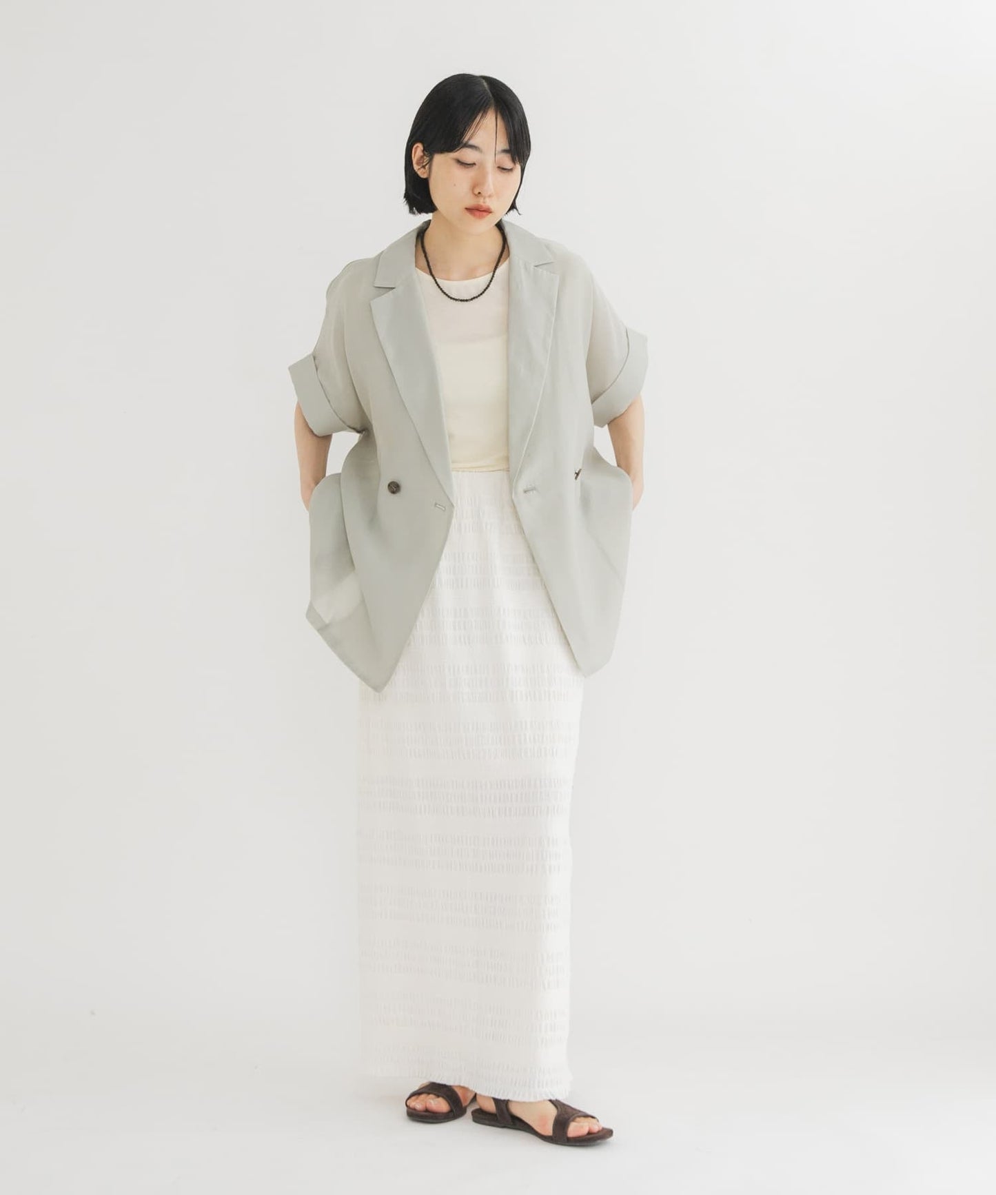 KBF Shirred A-line skirt - Image 12