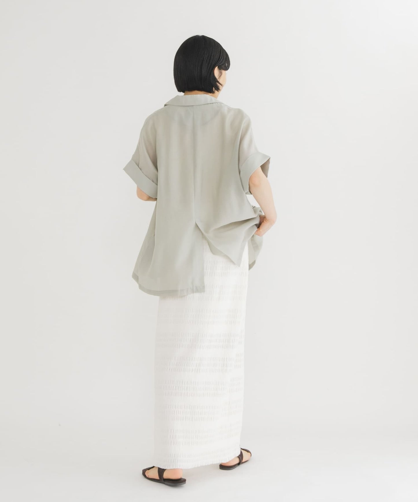 KBF Shirred A-line skirt - Image 14