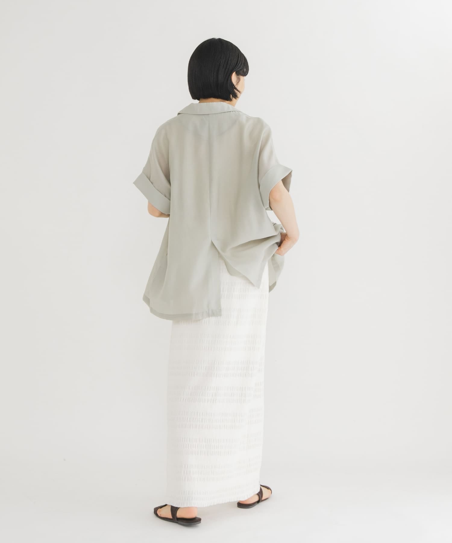 KBF Shirred A-line skirt - Image 14