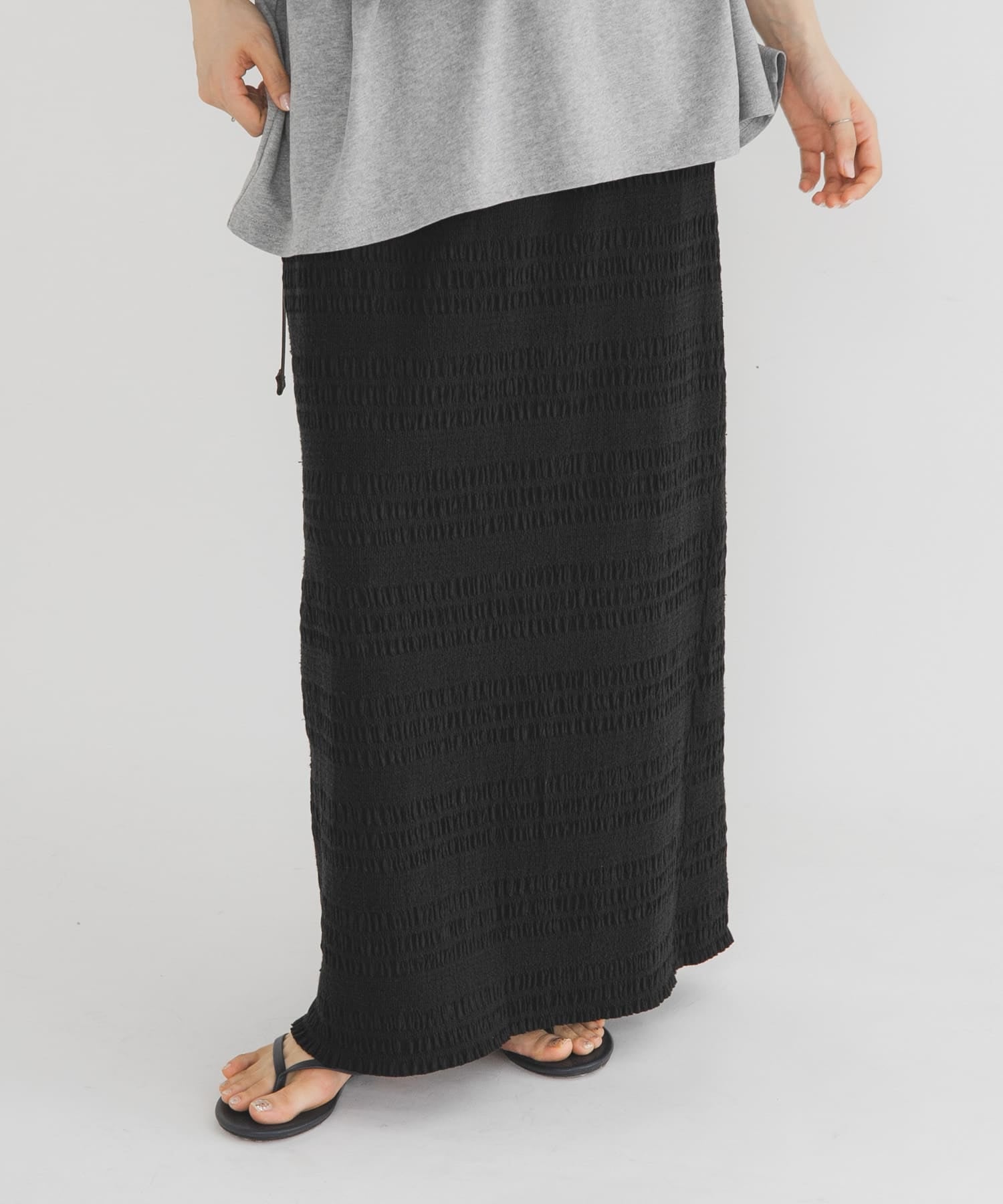 KBF Shirred A-line skirt - Image 3